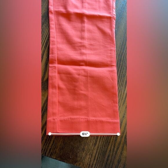 Adrianne Vitadini Dress Pants ankle Size 4 Coral pink stretch - Picture 13 of 13